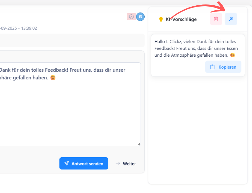 ReplyMaster AI ist eine KI-gestützte Software für automatisiertes Bewertungs- & Reputationsmanagement. Sie hilft Unternehmen, Google-Bewertungen professionell und zeitsparend zu beantworten.
