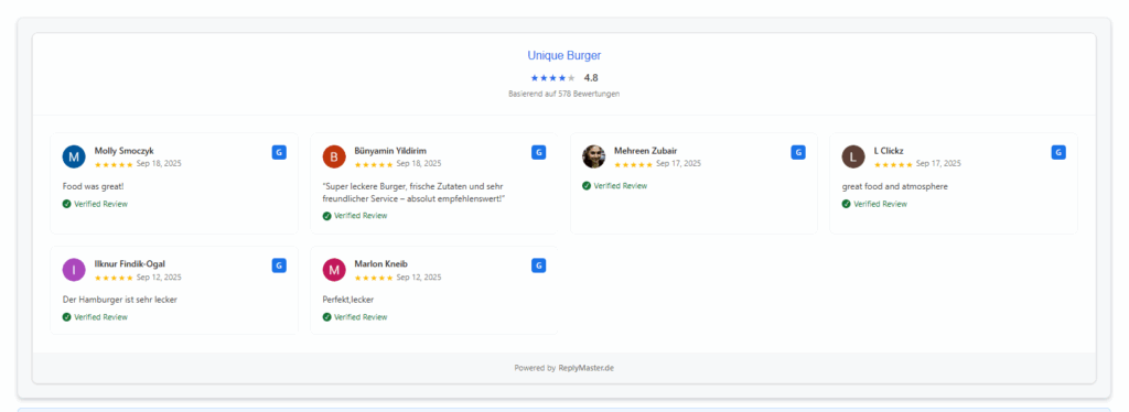 Google Bewertung Management Software